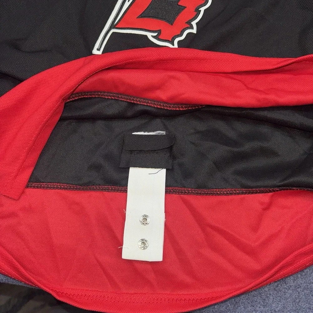 Carolina Hurricanes Adidas PrimeGreen MiC Authentic Black Flag Jersey - 52